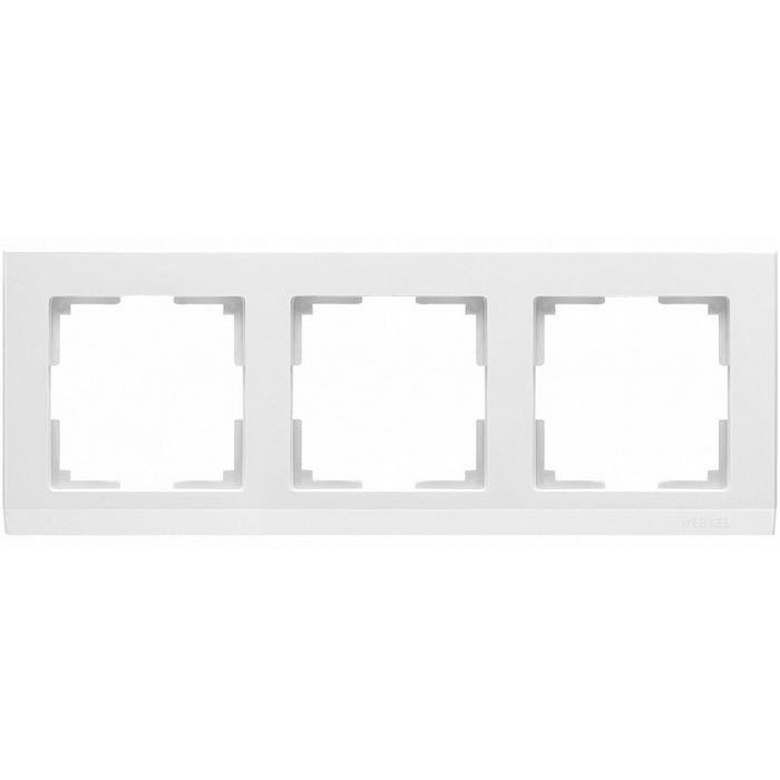 Рамка трехместная Werkel Stark WL04-Frame-03 белая