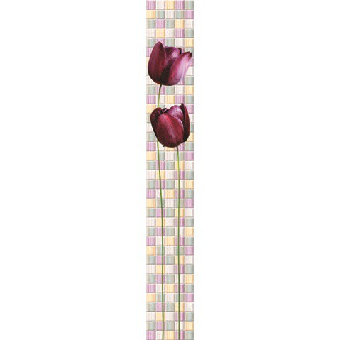 Стеновая панель ПВХ Venta Exclusive Магические тюльпаны №1 VE375E 707H 2700x375 мм