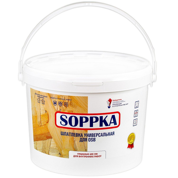 Шпатлевка для OSB универсальная Soppka 14 кг