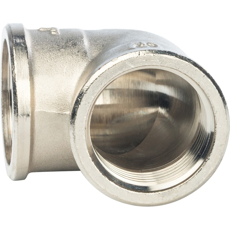 Угольник Stout SFT-0014-000001 1 дюйм никелированный с внутренней резьбой