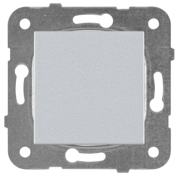 Механизм выключателя Panasonic Karre Plus WKTT00012SL-RES одноклавишный серебро