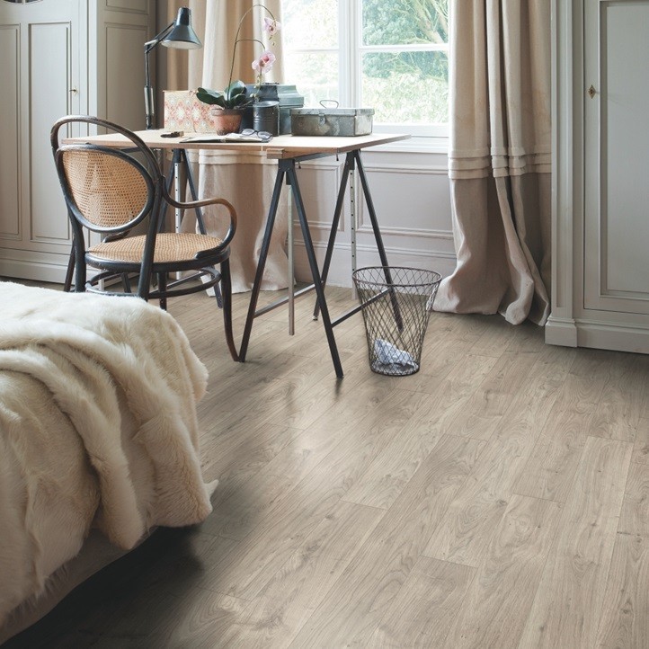 Ламинат Quick-Step Rustic RIC3454 Дуб серый теплый рустикальный