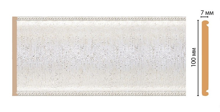 Панель декоративная Decomaster Перламутр-Stone Line Q10-42 2400х100 мм