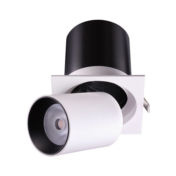 Светильник встраиваемый светодиодный Novotech Lanza 358082 белый/черный 12W 220V