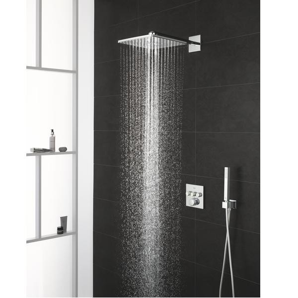 Верхний душ Grohe Rainshower 310 SmartActive Cube 26479000 с душевым кронштейном