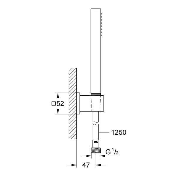 Душевой гарнитур Grohe Euphoria Cube 27703000