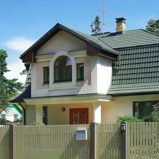 Черепица композитная Metrotile Metroclassic темно-зеленая
