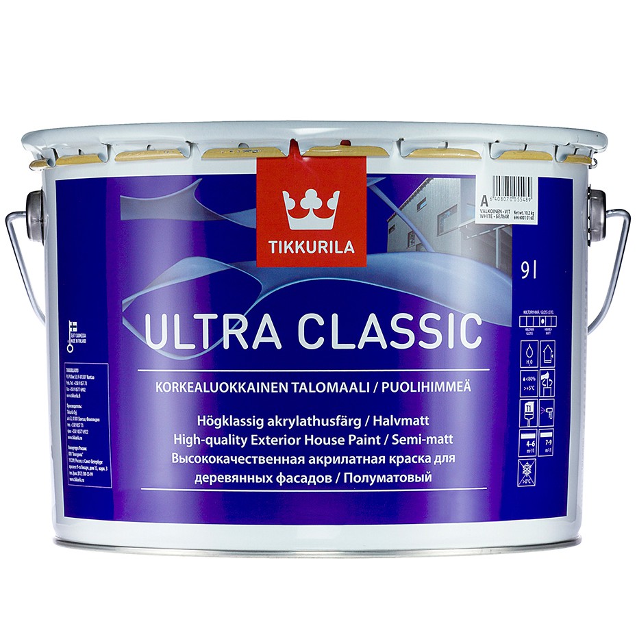 Краска Tikkurila Ultra Classic A 9 л