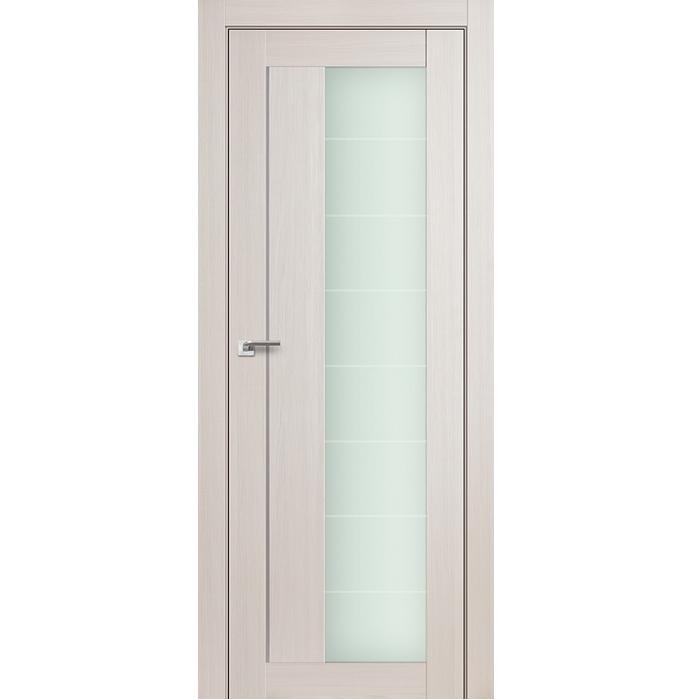 Дверное полотно Profil Doors 47х экошпон Эшвайт мелинга стекла Varga 2000х600 мм