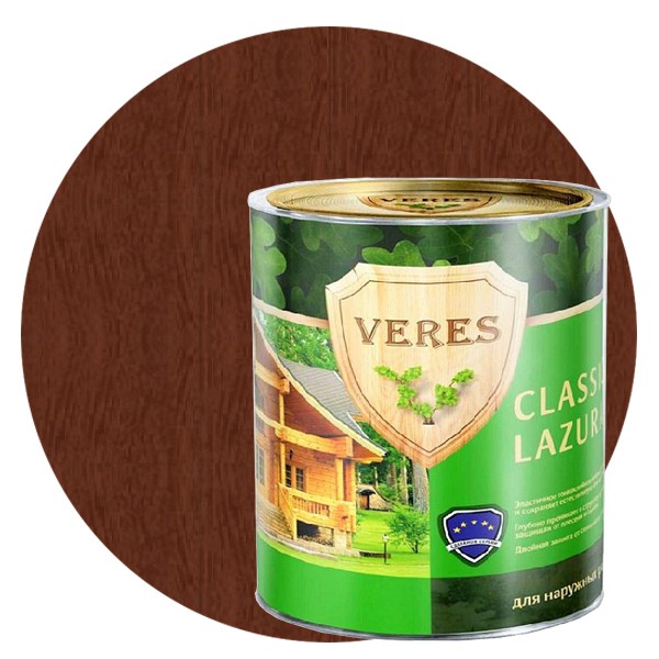 Пропитка для древесины Veres Classic Lazura № 3 Тик 2,7 л