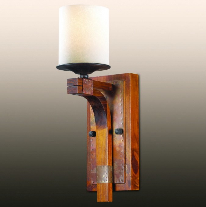 Бра Odeon Light Fabo 2766/1W дерево E27 60W 220V
