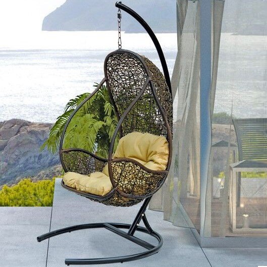 Кресло подвесное Flyhang коричневое