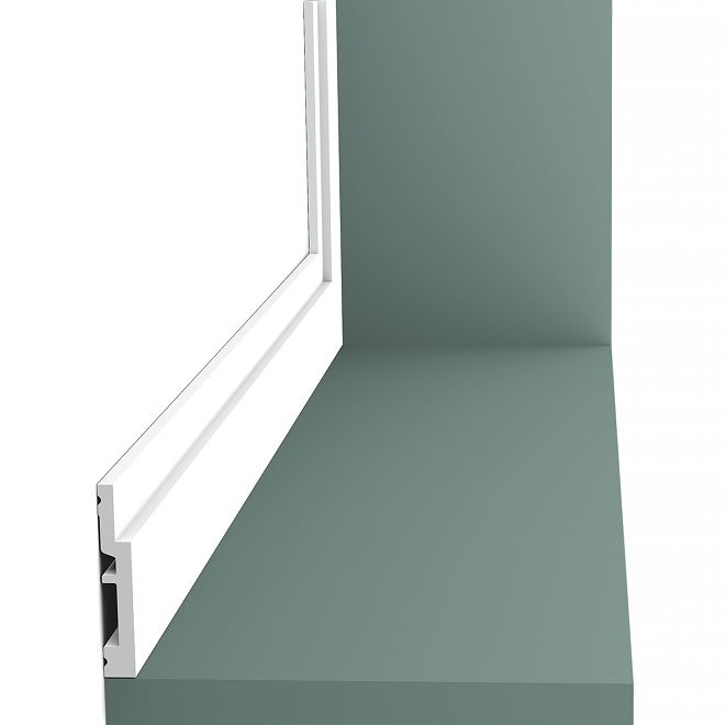 Плинтус из дюрополимера Orac Decor Axxent SX187 2000х75х12 мм