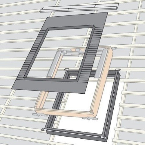 Комплект для гидро и теплоизоляции Velux BDX 2000 (СК02) 550х780 мм