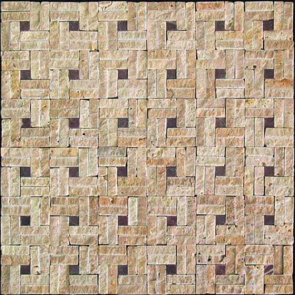 Мозаика из травертина Natural Egypt M090-ZRH