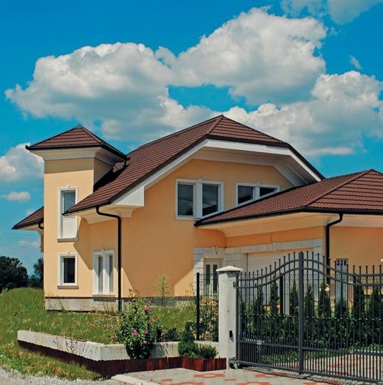Черепица композитная Metrotile Metroclassic Бургундия