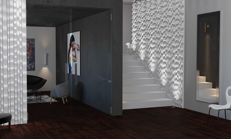 Дизайнерская 3D панель из гипса Artpole Matrix 600х600 мм
