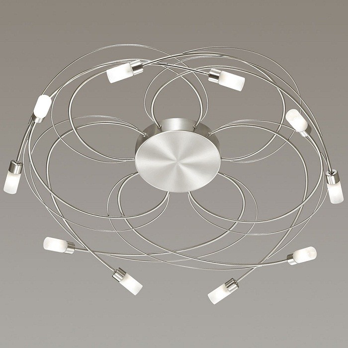 Люстра потолочная Lumion Molly 4400/10C никель G9 10х25W 220V