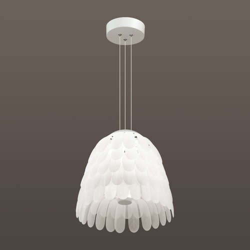 Светильник подвесной светодиодный Odeon Light Piumi 4175/57L белый 57W