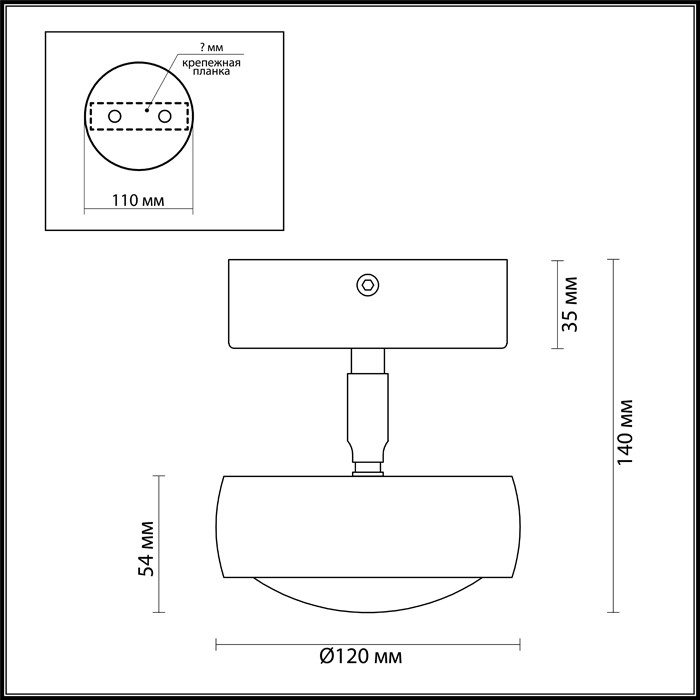 Светильник потолочный светодиодный Odeon Light Ottico 3874/10CL матовый золотой 10Вт 220V