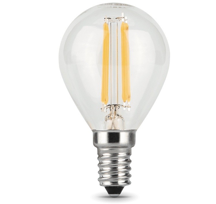 Лампа светодиодная Gauss 105801205 Filament Globe 5W E14 4100K