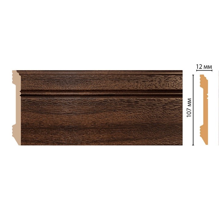 Плинтус из дюрополимера Decomaster D105-438 2400х107х12 мм