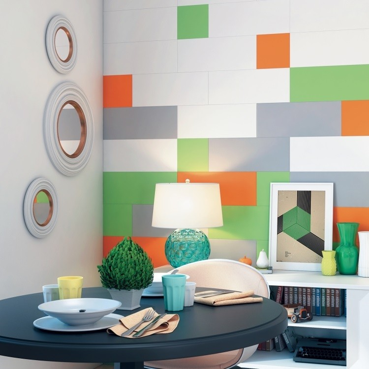 Плитка керамическая Kerama Marazzi 7104 Городские цветы оранжевая 500х200 мм