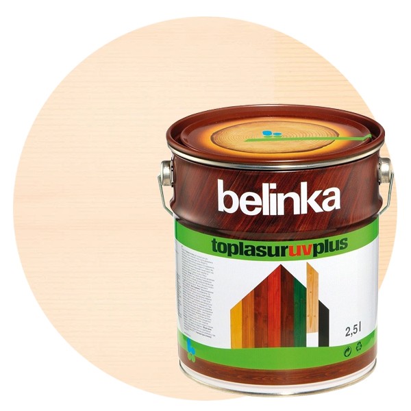 Пропитка для древесины Belinka Toplasur №11 белая 2,5 л