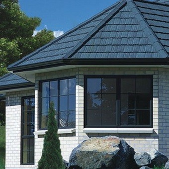 Черепица композитная Metrotile Metroshake II темно-синяя