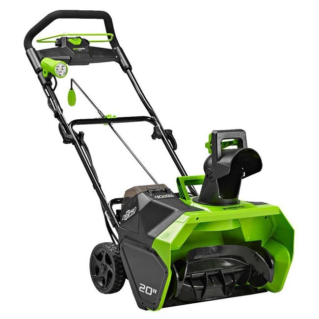 Снегоуборщик аккумуляторный Greenworks GD40SB без аккумулятора