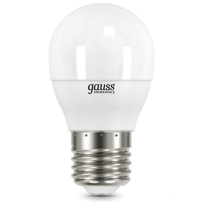 Лампа светодиодная Gauss 53212 Elementary Шар 12W E27 3000K