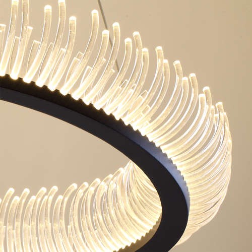 Светильник подвесной светодиодный Odeon Light Fire Ring 3863/61L венге 61W 220V