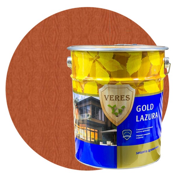 Пропитка для древесины Veres Gold Lazura № 17 Золотой бор 10 л