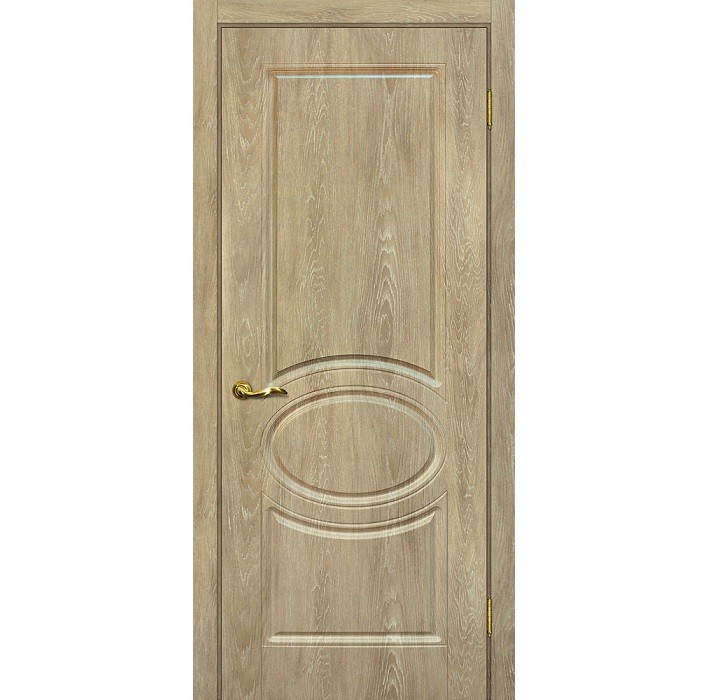 Дверное полотно Мариам Сиена-1 ПВХ шале Дуб песочный глухое 1900х550 мм
