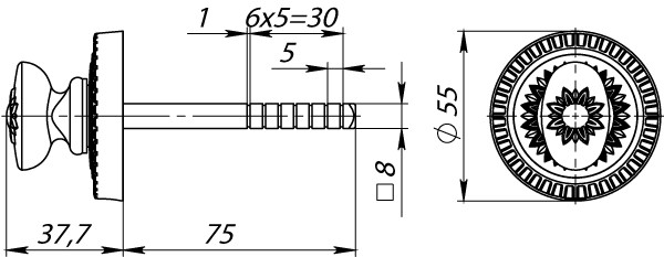 Накладка фиксатор Armadillo BKW8/CL AS-9