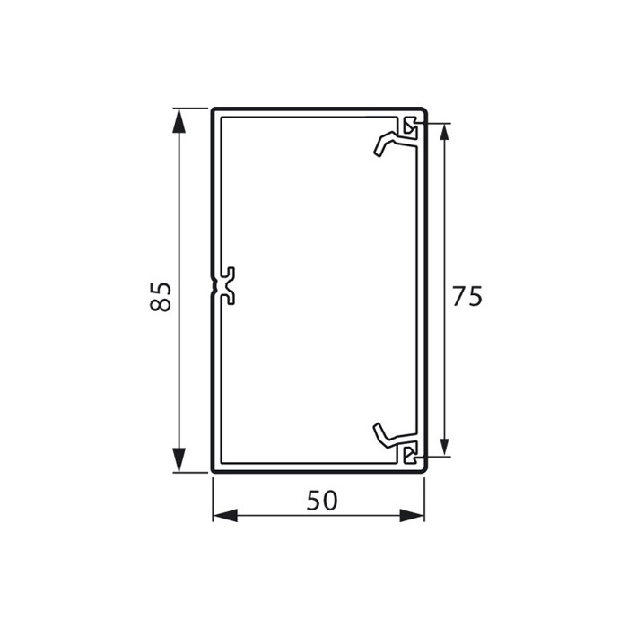Кабель-канал Legrand Metra 638080 85х50 мм