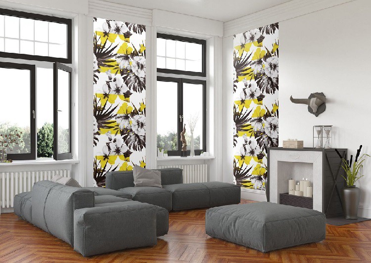 Фотообои виниловые на флизелиновой основе Decocode Монстэра 14-0490-AW 2х2,8 м