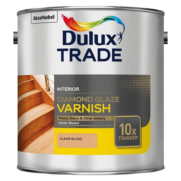 Лак паркетный Dulux Diamond Glaze глянцевый 5 л
