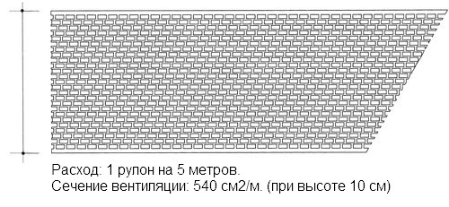 Вентиляционная лента Kloeber ПВХ 5000 мм красная