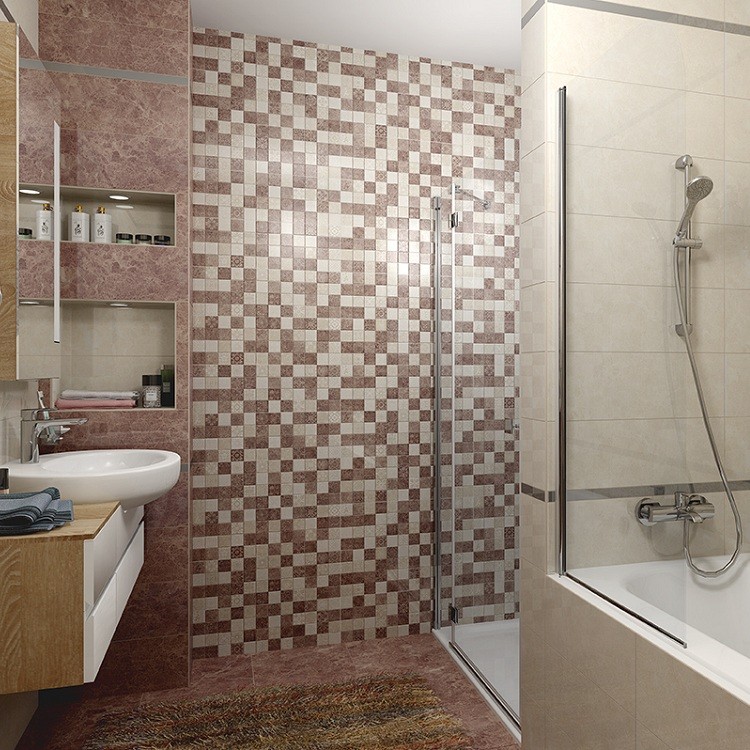 Плитка керамическая Ceramica Classic 17-30-11-486 Libra мозаика коричневая 600х200 мм