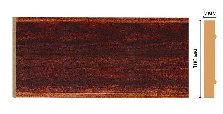 Панель декоративная Decomaster Золото B10-1084 2400х100 мм