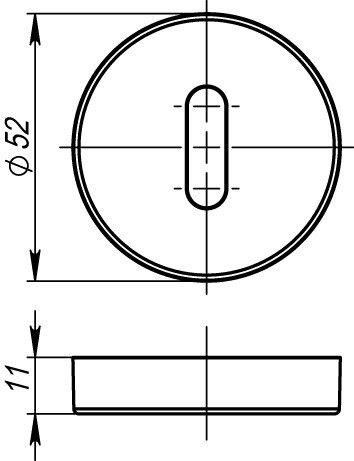 Накладка под ключ Armadillo Normal PS URB BPVD-77