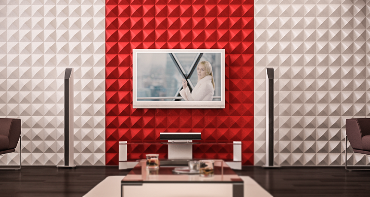 Дизайнерская 3D панель из гипса Artpole Zoom 600х600 мм