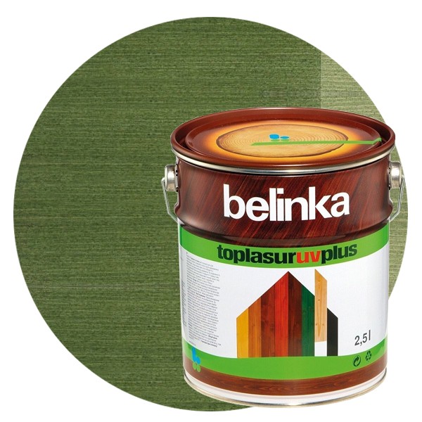 Пропитка для древесины Belinka Toplasur №19 зеленая 2,5 л
