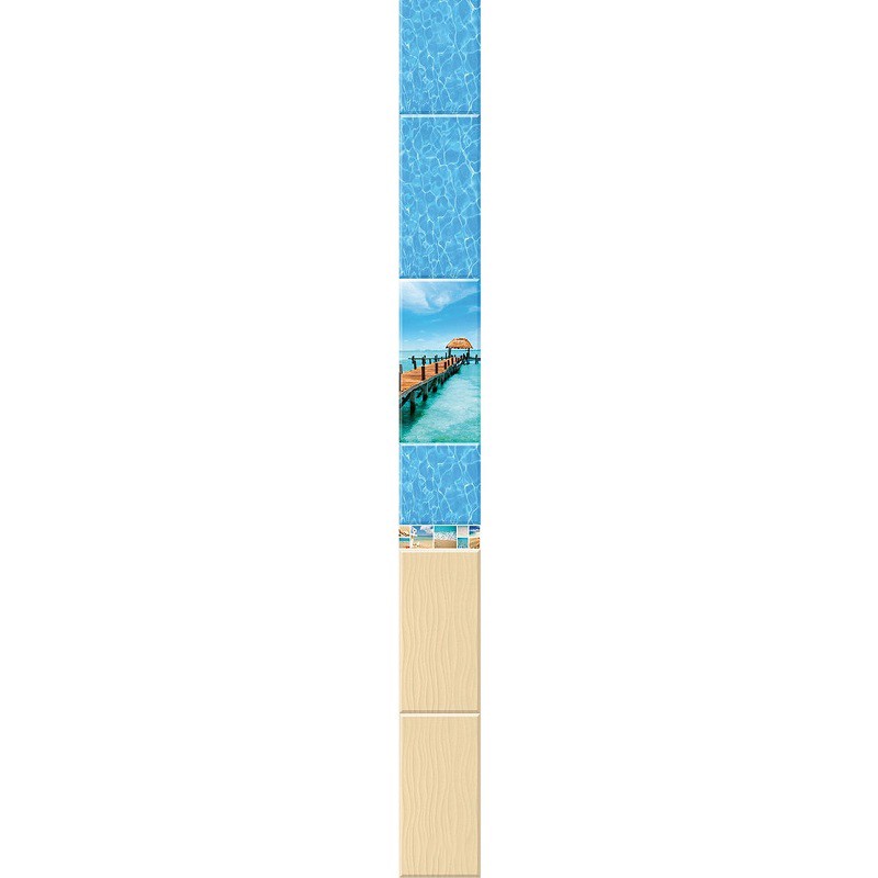 Стеновая панель ПВХ Век Песчаный берег Мостик 2700х250 мм