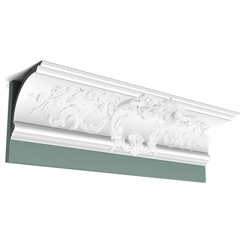 Карниз потолочный полиуретановый Orac Decor Luxxus C338A 2000х184х184 мм