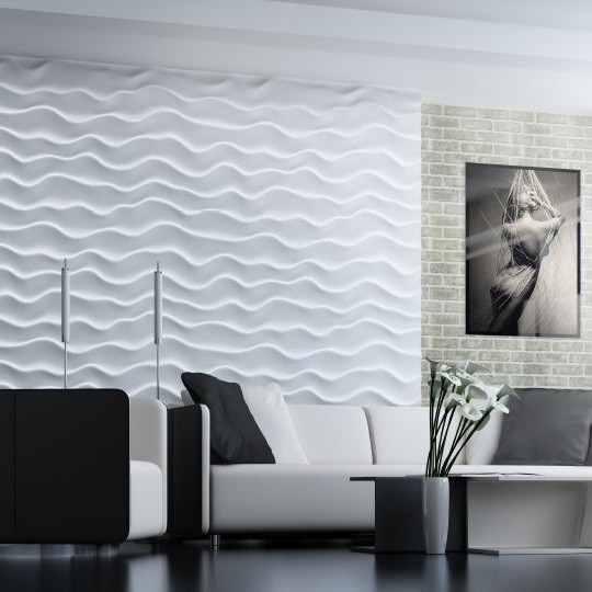 Дизайнерская 3D панель из гипса Artpole Sandy 1 600х600 мм