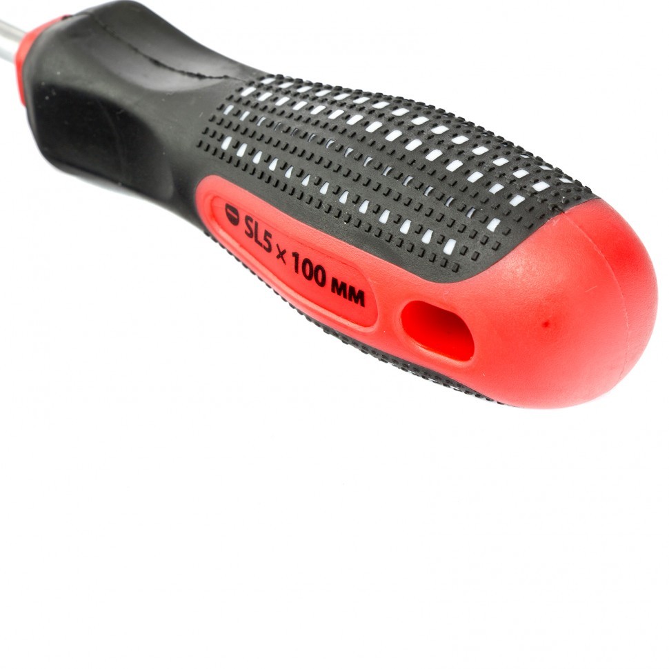 Отвертка шлицевая Matrix Fusion SL5х100 мм с рукояткой anti slip