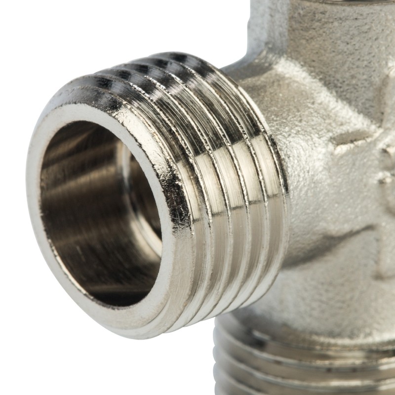 Тройник Stout SFT-0018-343434 3/4х3/4х3/4 дюйма никелированный с наружной резьбой