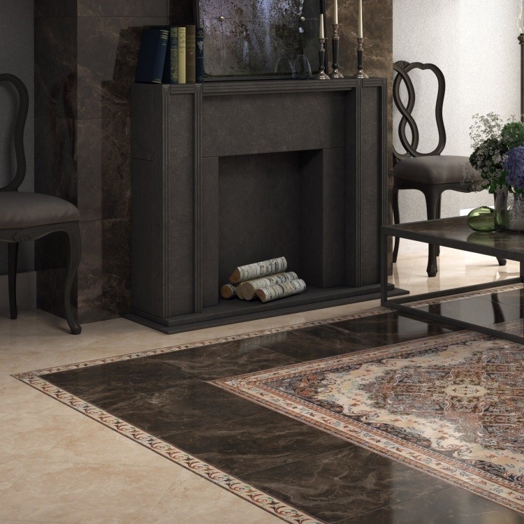 Керамогранит Kerama Marazzi Мраморный дворец HGDA175SG1550L Ковер лаппатированный 402х402 мм